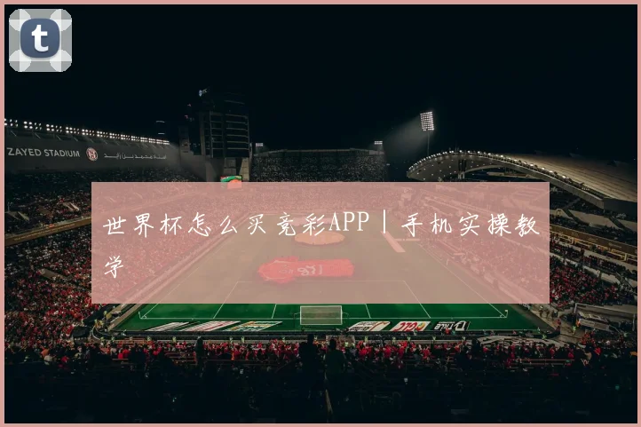 世界杯怎么买竞彩APP｜手机实操教学